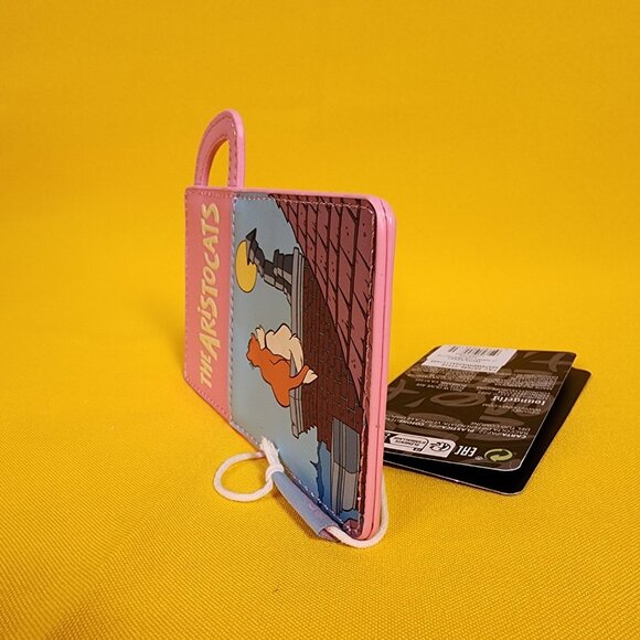 Loungefly Disney The Aristocats Movie Poster Thermos Card Holder Wallet NEW - Picture 6 of 9